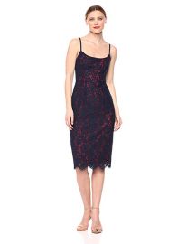 Bcbgmaxazria Strappy Lace Sheath Dress at Amazon